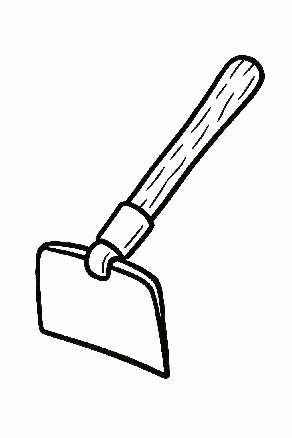 Cuốc đất vintage