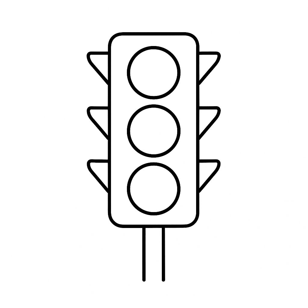 Đèn giao thông mini