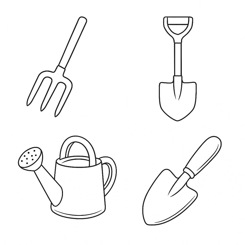 Dụng cụ nông nghiệp tối giản