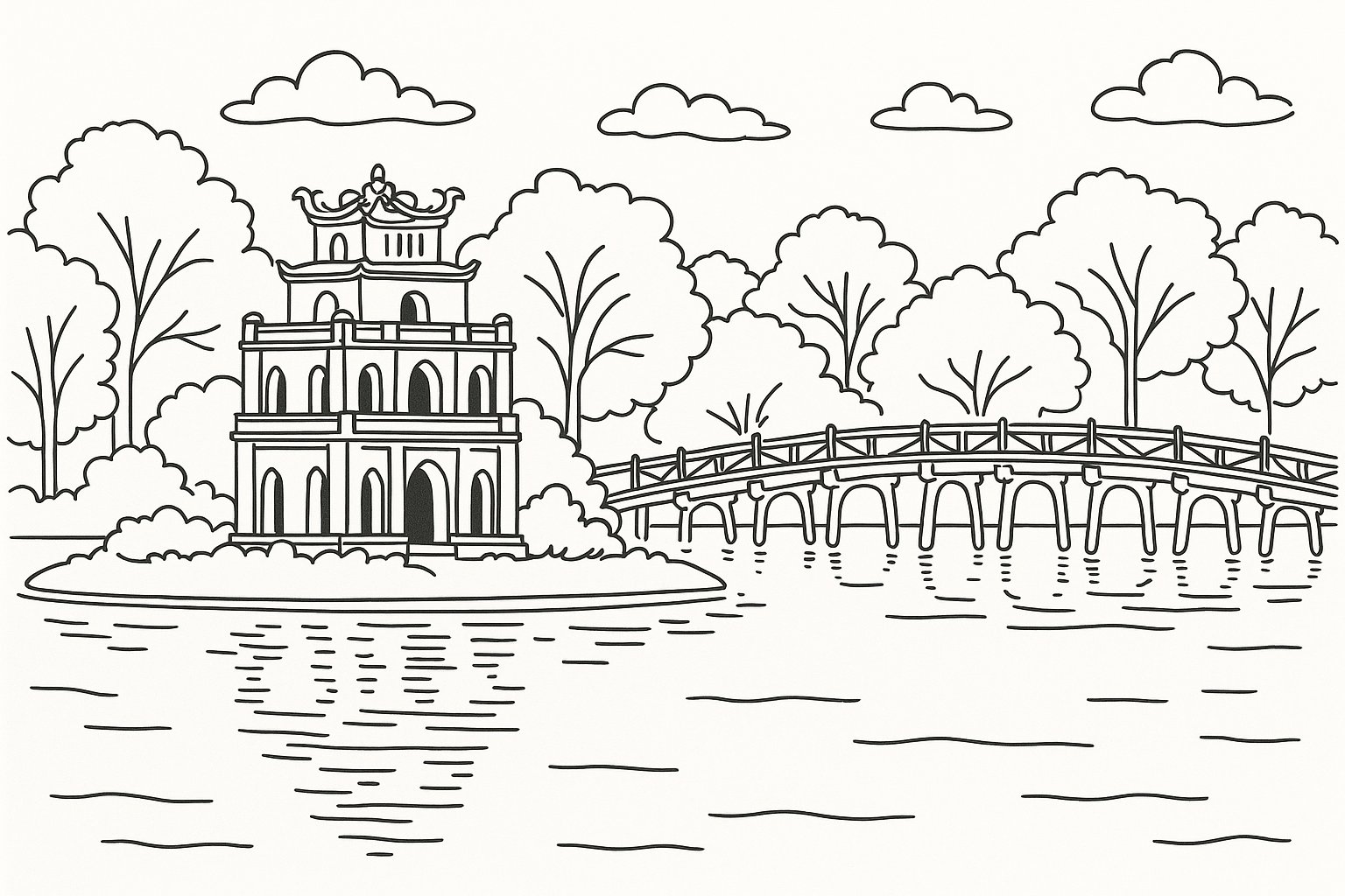 Hồ Gươm cổ điển