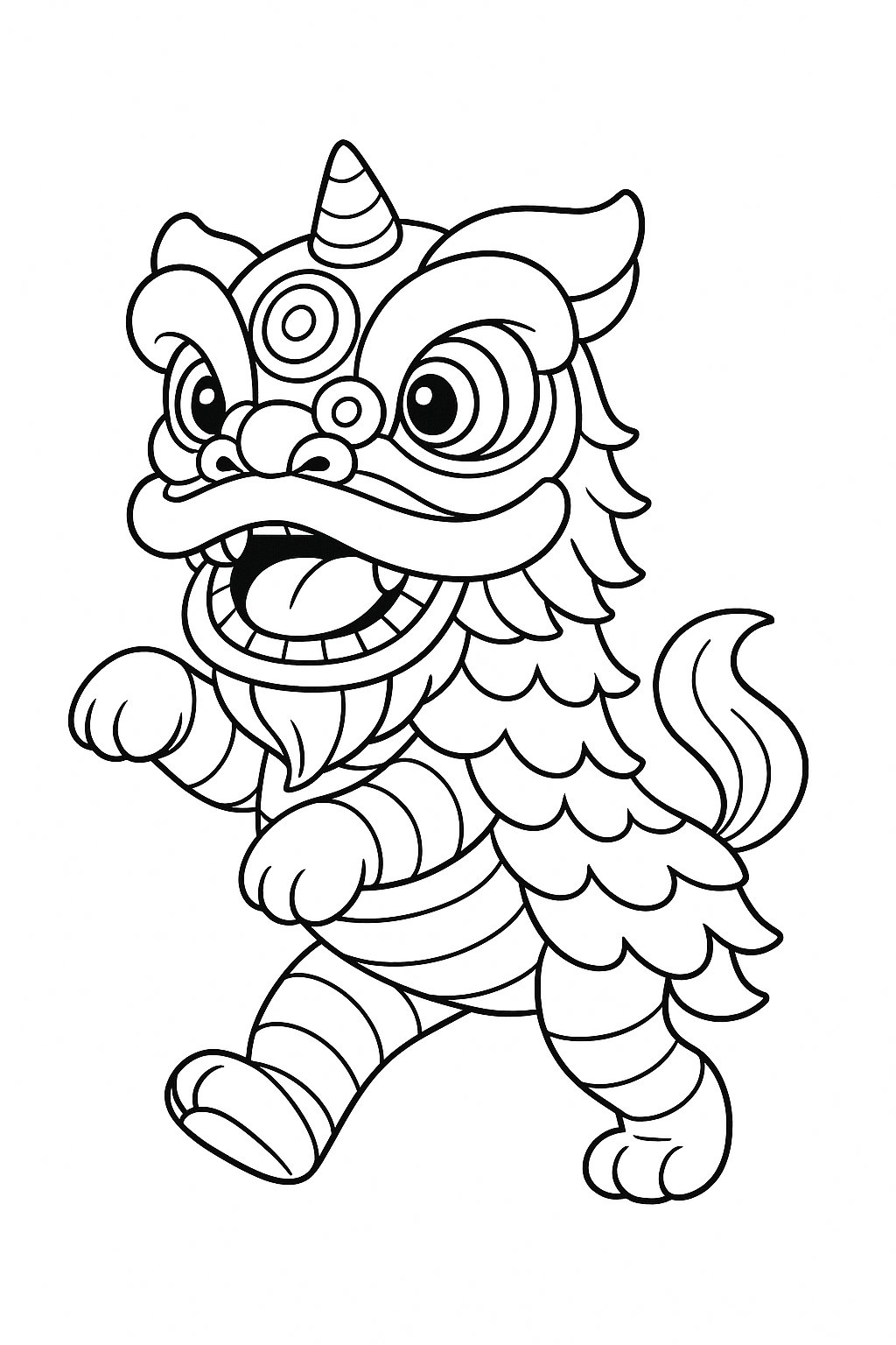 Lân mừng năm mới