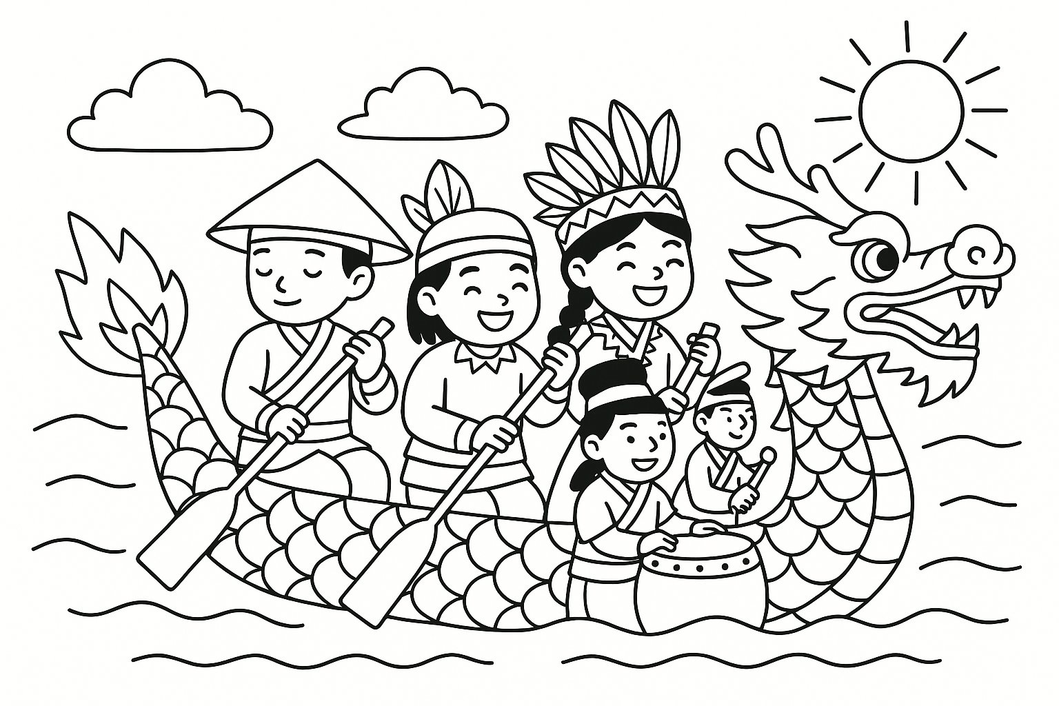 Lễ hội đua thuyền kết hợp văn hóa