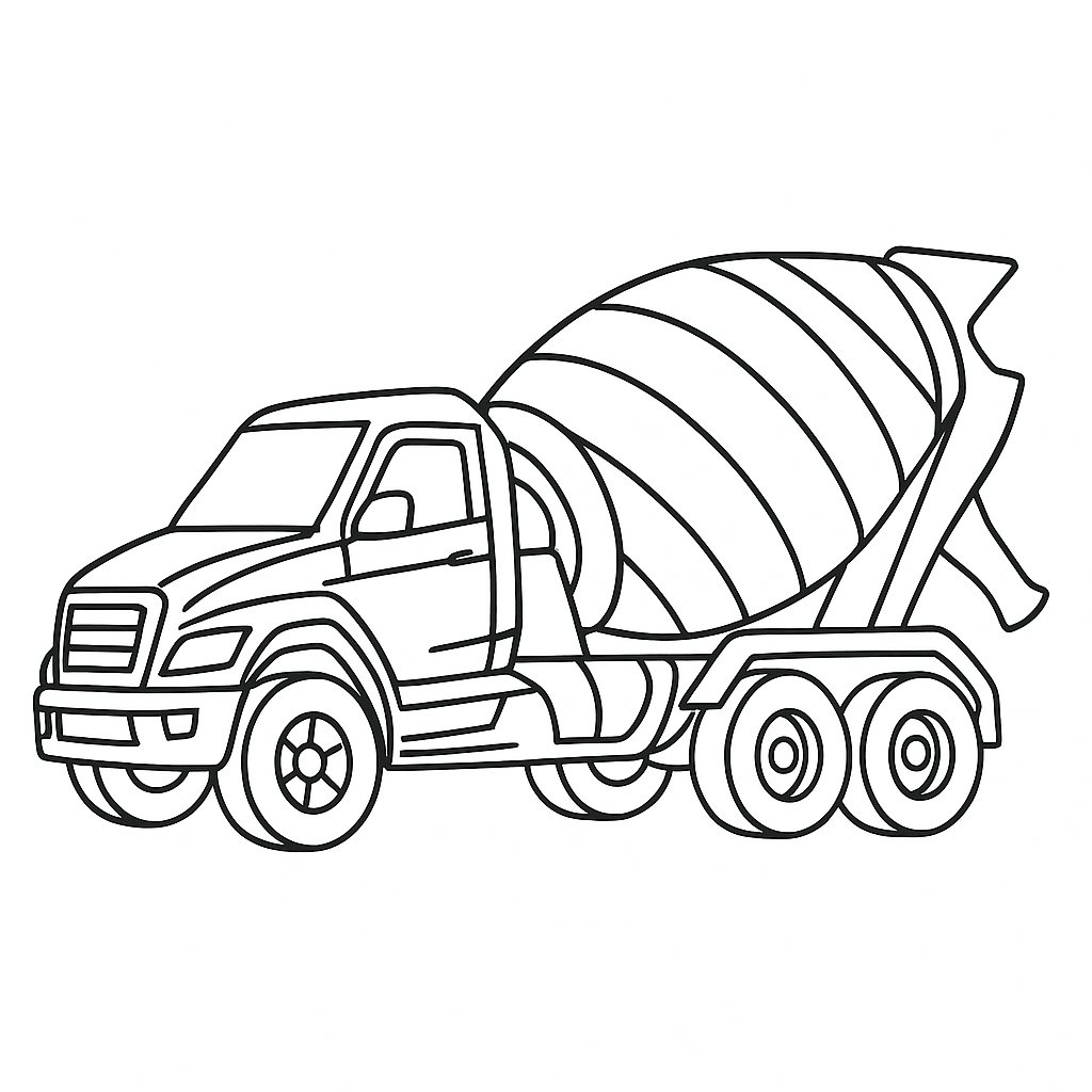 Xe trộn bê tông thể thao