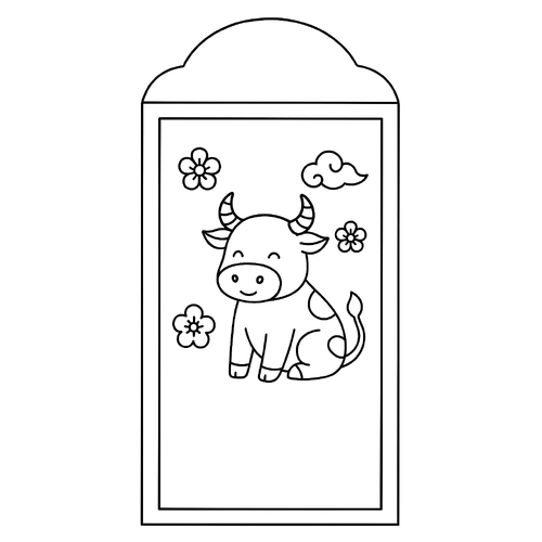 Tô Màu Bao Lì Xì Cho Bé Năm 2025 - Tải PDF Miễn Phí