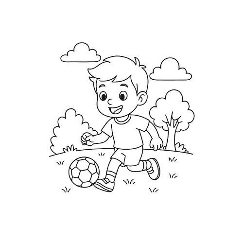 Tranh Tô Màu Bé Trai Bé Gái 2025 - Hình Tô Màu Cho Bé