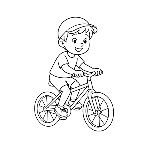 Tranh Tô Màu Bé Trai Bé Gái 2025 - Hình Tô Màu Cho Bé