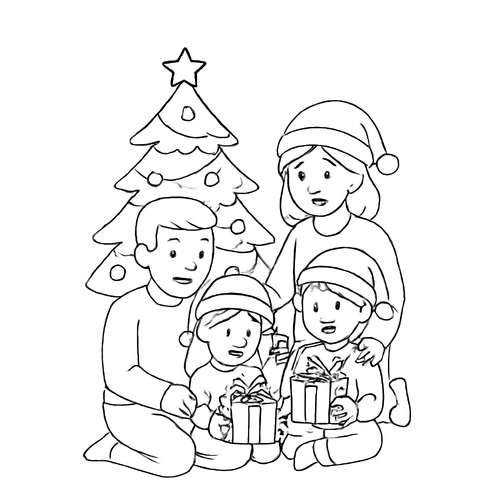 Giáng Sinh Tranh Tô Màu Noel Cho Bé 2025 -  Miễn Phí