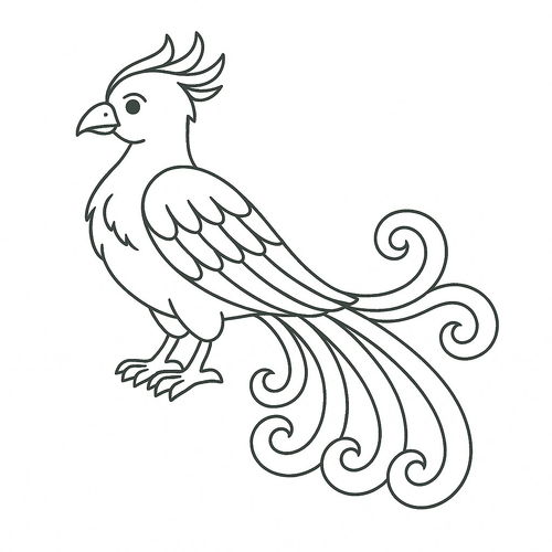 Tranh Tô Màu Con Chim Tô Màu Cho Bé Năm 2025 - Tải PDF Miễn Phí