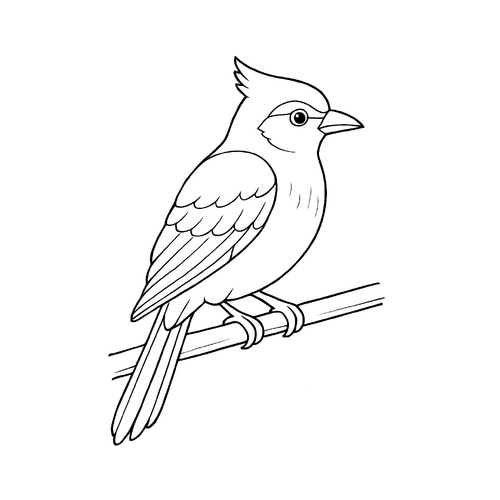 Tranh Tô Màu Con Chim Tô Màu Cho Bé Năm 2025 - Tải PDF Miễn Phí