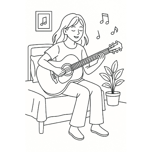 Tranh Tô Màu Cho Bé Gái 12 Tuổi 2025 - Hình Tô Màu Dễ Thương