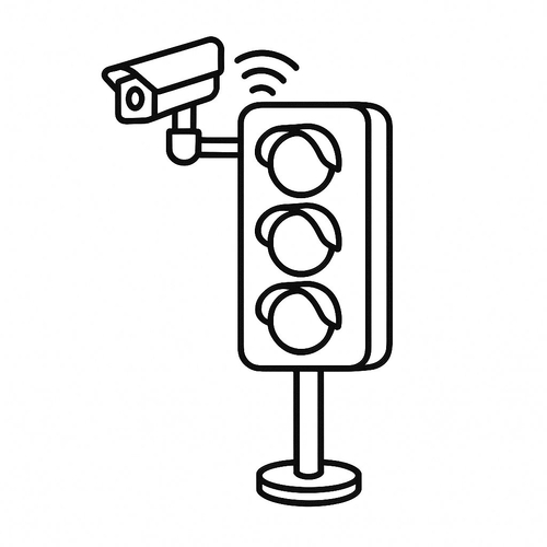 Tô màu đèn giao thông cho bé - Tranh tô màu 2025