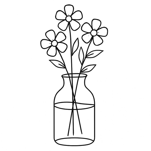 Tranh Tô Màu Tặng Hoa Cô Giáo Năm 2025 - Tải PDF Miễn Phí