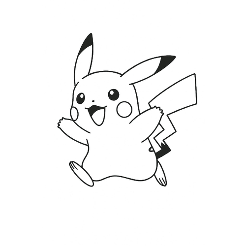 Hình Tô Màu Pikachu Cho Bé 2025 yêu thích nhất