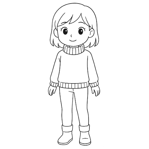 Tranh tô màu quần áo bé trai bé gái 2025 - Thỏa sức sáng tạo