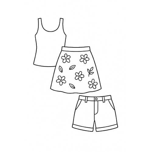 Tô màu quần áo cho bé 2025 - Tải PDF miễn phí