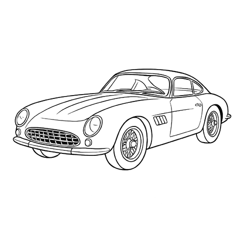 Tô màu siêu xe cho bé 2025 - Tải PDF miễn phí