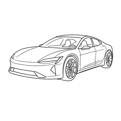 Tô màu siêu xe cho bé 2025 - Tải PDF miễn phí
