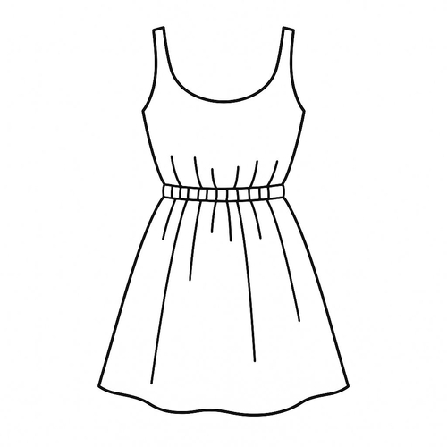 Tô màu váy cho bé - Tranh tô màu váy 2025
