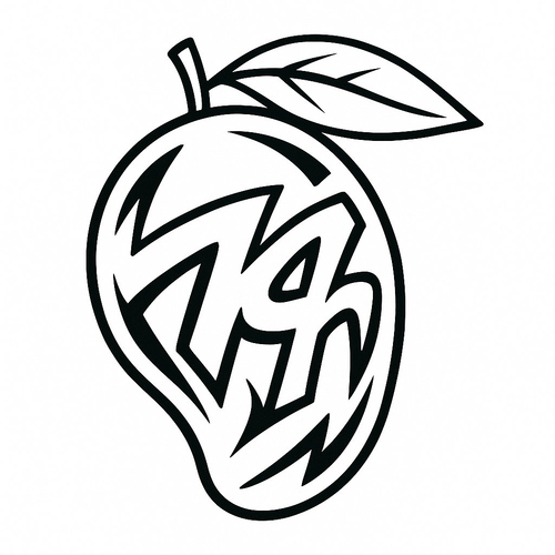 Tô màu quả xoài cho bé 2025 - Tải PDF miễn phí