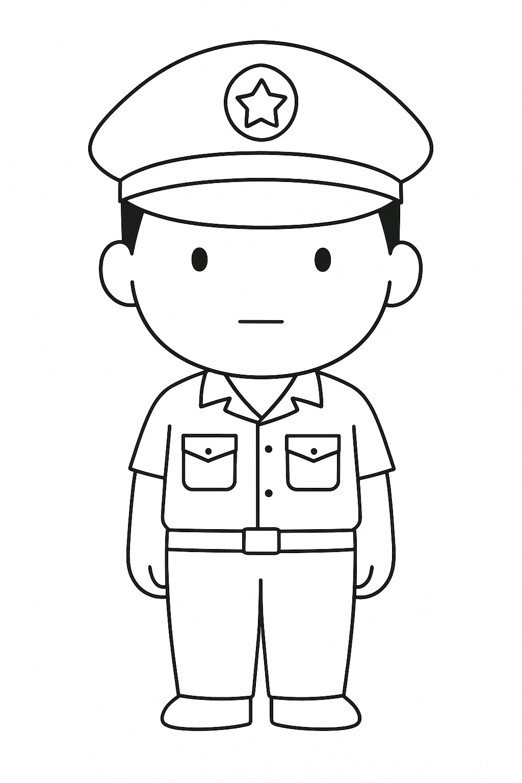 Chú công an tối giản