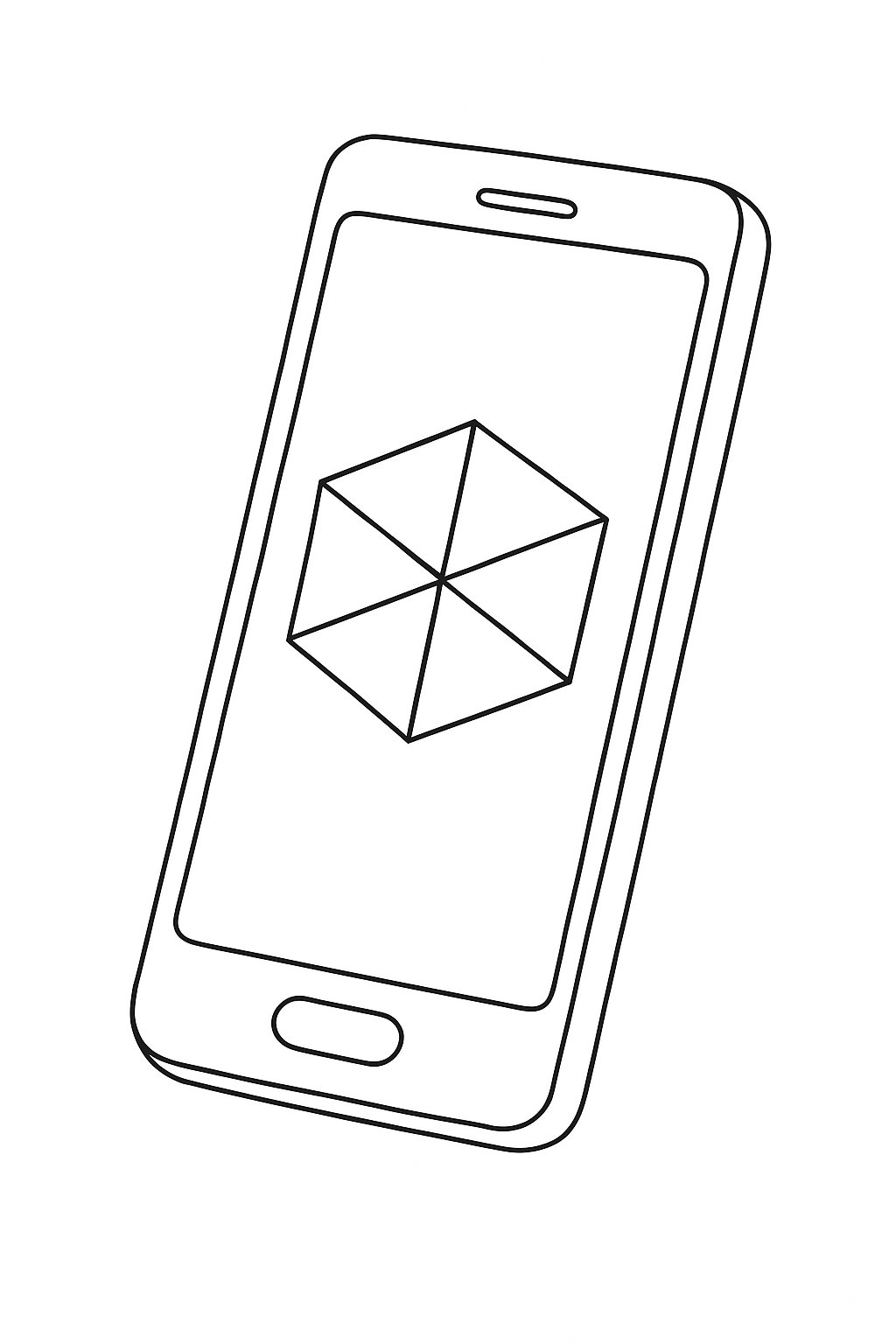 Tranh tô màu điện thoại cho bé – Hình tô màu đẹp 2025