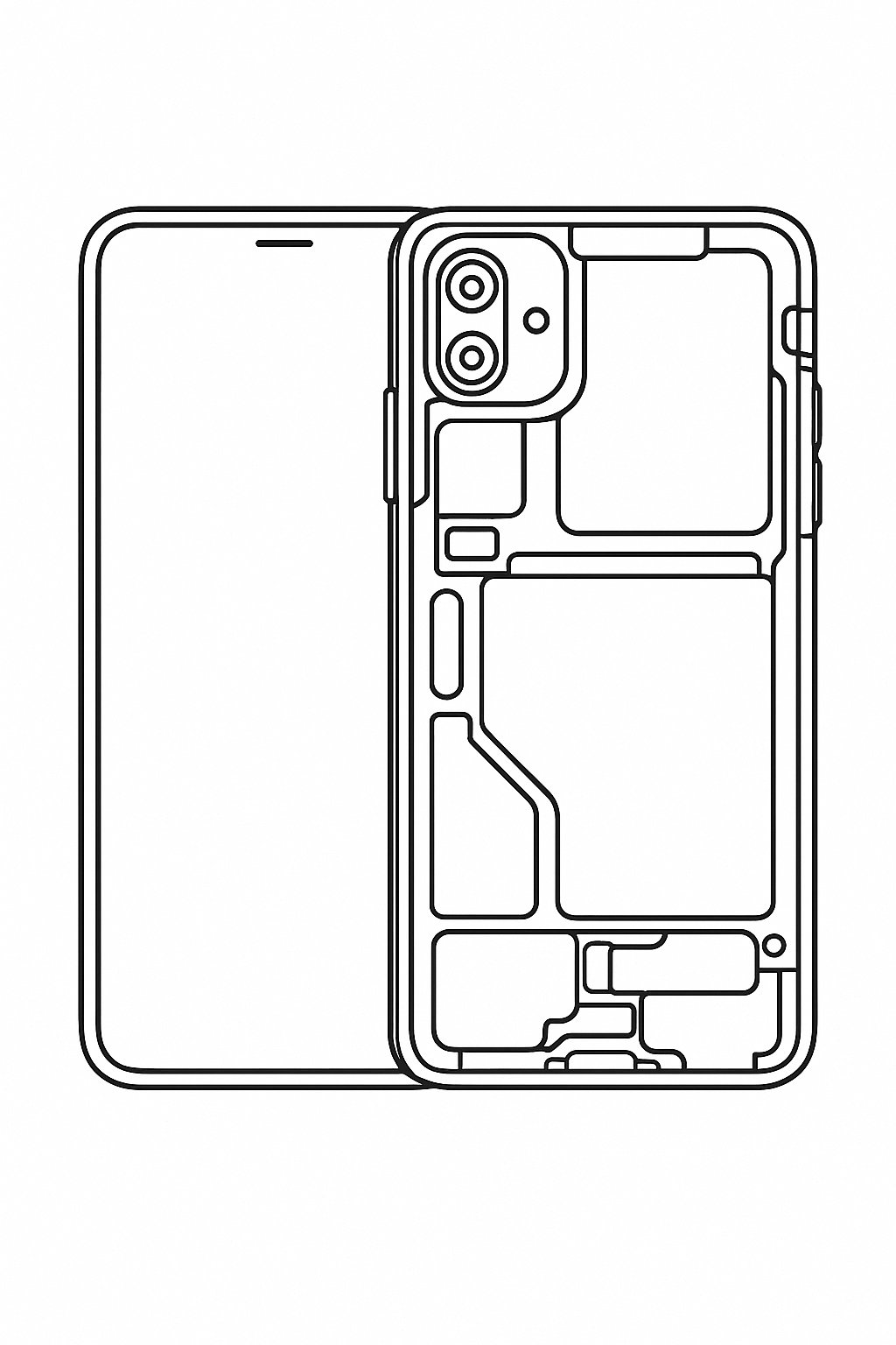 Điện thoại vỏ trong suốt
