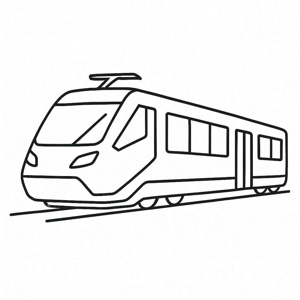 Đoàn tàu hiện đại