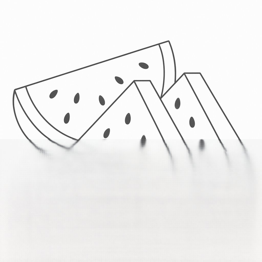 Dưa hấu cắt lát