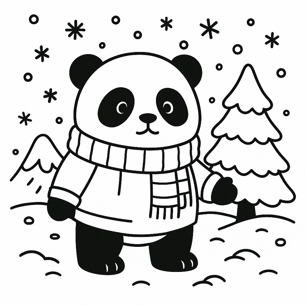 Gấu trúc mùa đông