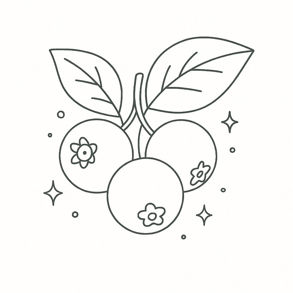 Quả việt quất mọng nước