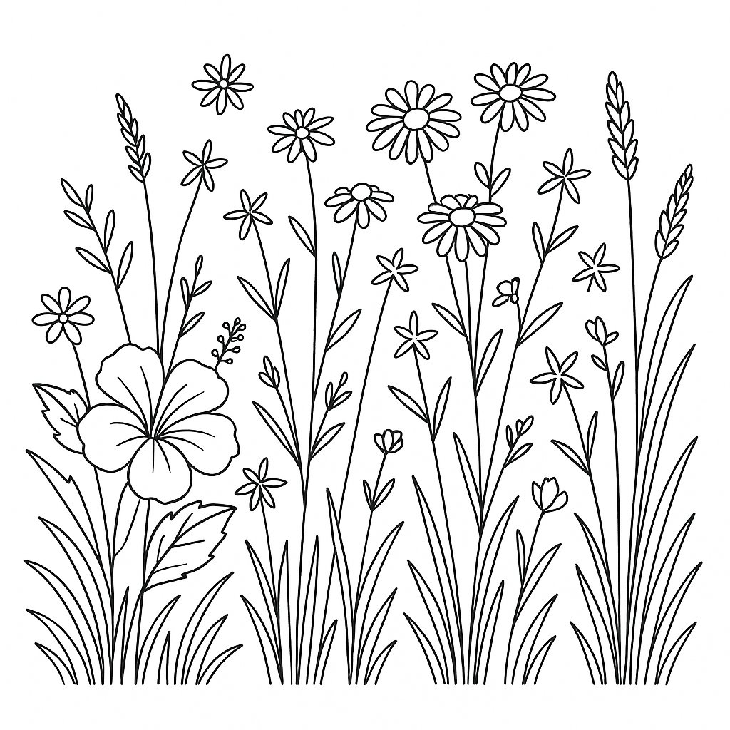 Vườn hoa cỏ dại