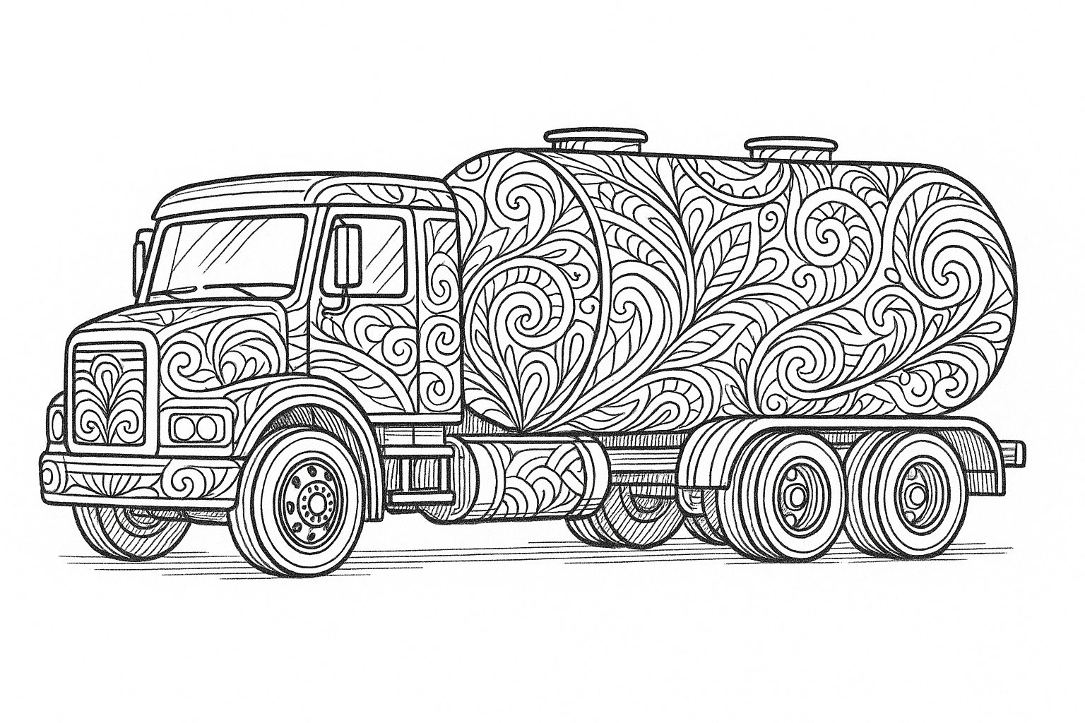 Xe bồn nghệ thuật