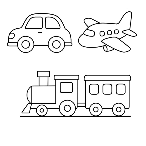 Tranh tô màu bộ tô màu cho bé 2025 - PDF vui nhộn