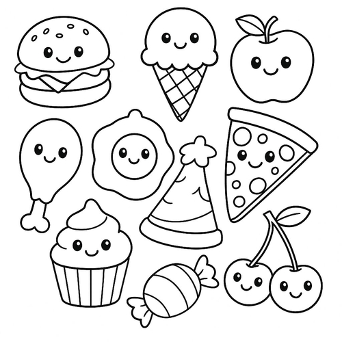 Tranh tô màu bộ tô màu cho bé 2025 - PDF vui nhộn