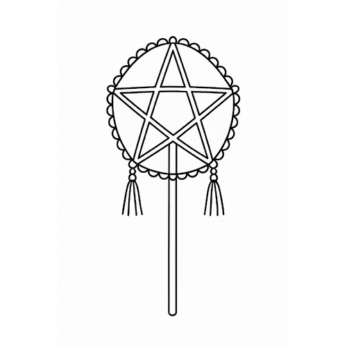 Tranh tô màu đèn ông sao cho bé – Hình tô màu đẹp 2025