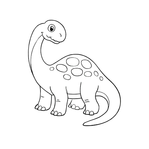30+ Hình Tô màu Khủng long cho bé 2025 nhiều phong cách đáng yêu