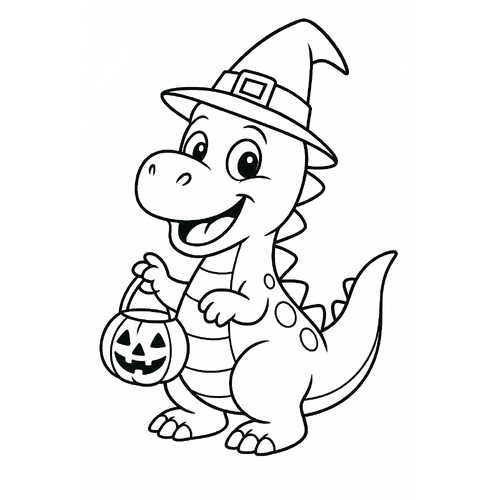 30+ Hình Tô màu Khủng long cho bé 2025 nhiều phong cách đáng yêu