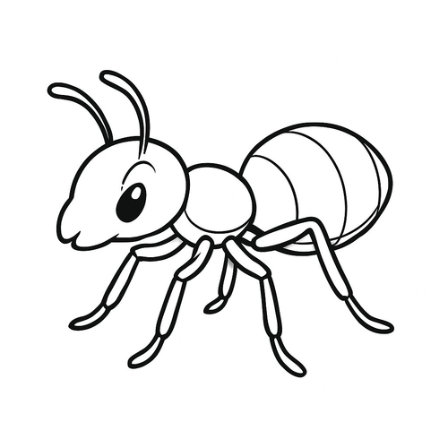 Tô màu con kiến cho bé 2025 – Tải PDF miễn phí