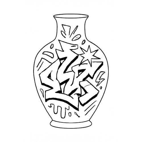 Tô màu lọ hoa cho bé 2025 - Hình tô màu đẹp