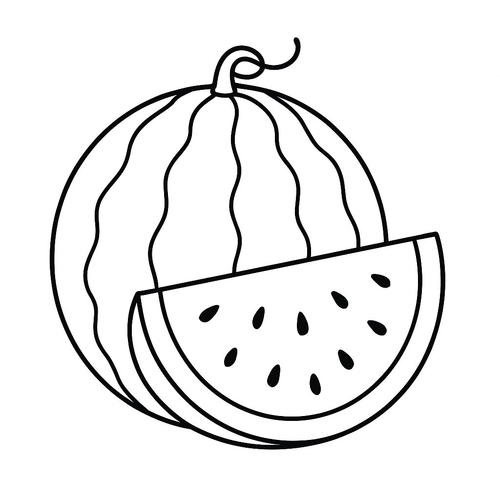 Tranh tô màu quả cho bé 2025 – Hình tô màu PDF miễn phí