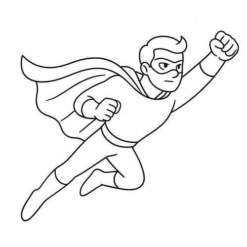 55+ Hình Tô màu Siêu nhân cho bé phát triển trí não 2025