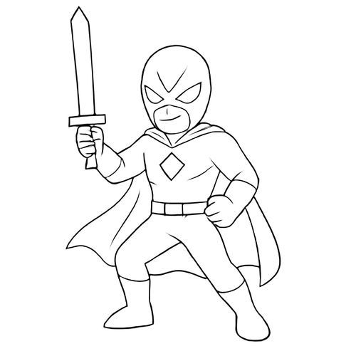 55+ Hình Tô màu Siêu nhân cho bé phát triển trí não 2025