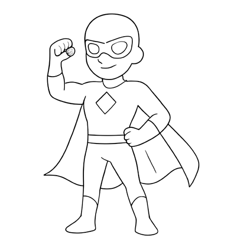 55+ Hình Tô màu Siêu nhân cho bé phát triển trí não 2025