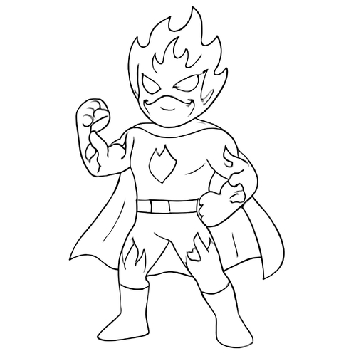 55+ Hình Tô màu Siêu nhân cho bé phát triển trí não 2025