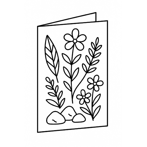 Tô Màu Thiệp 20/10 Cho Bé – Ý Tưởng Thiệp 20/10 Tô Màu 2025