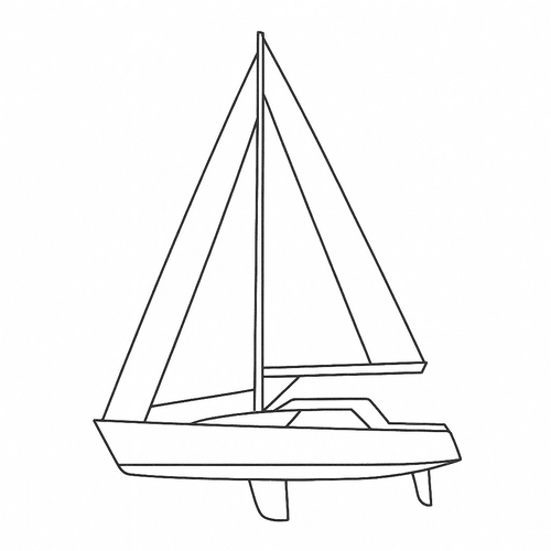 Tô Màu Thuyền Buồm Cho Bé – Hình Tô Màu Thuyền Buồm 2025