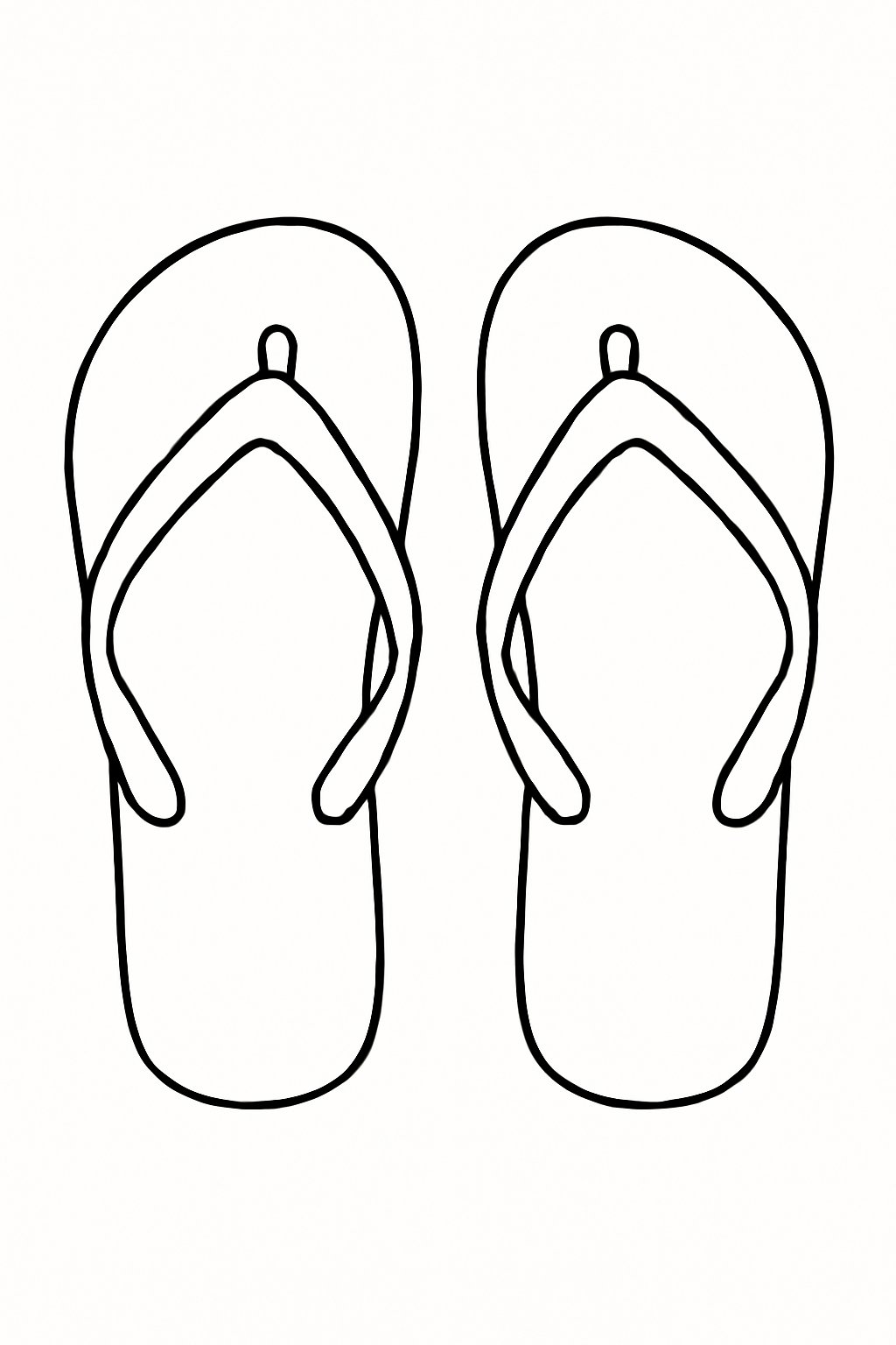 Dép kẹp đơn giản