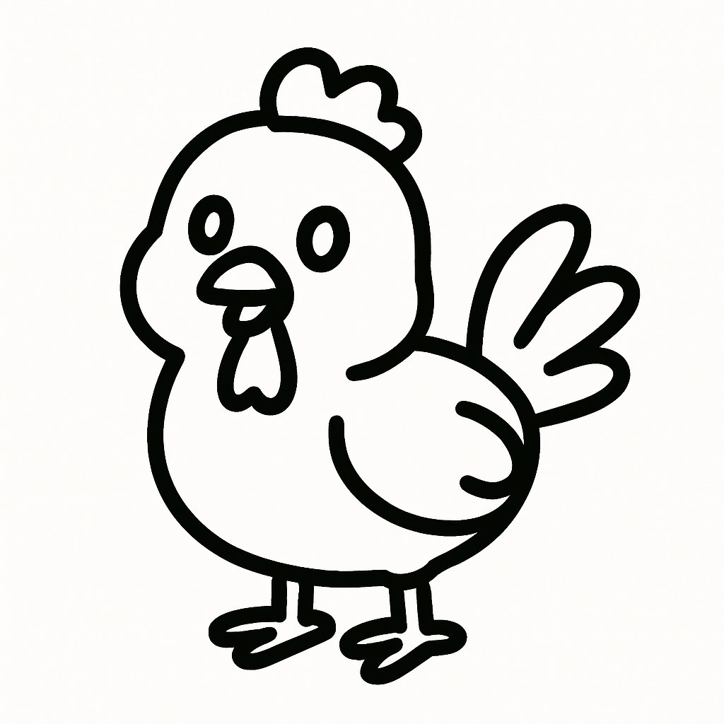 Gà neon hiện đại