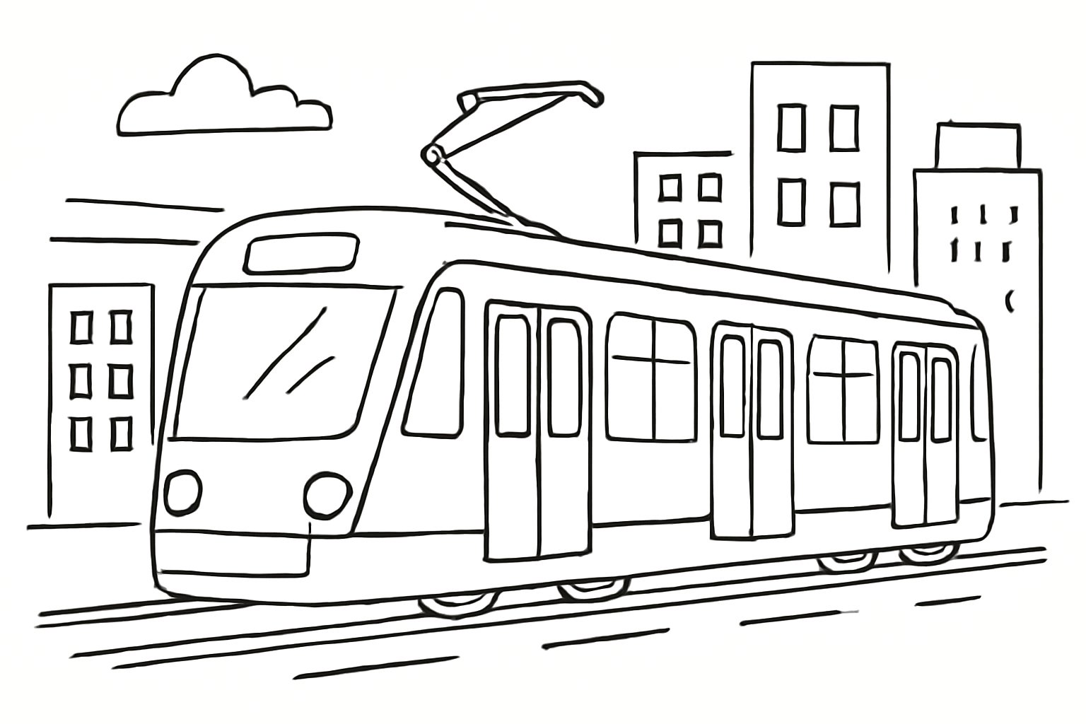 Tàu hỏa trong thành phố