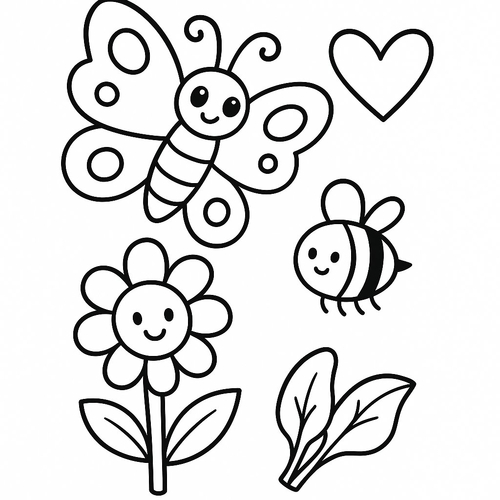 Tranh tô màu Ran Mori cho bé 2025 – Tải PDF miễn phí